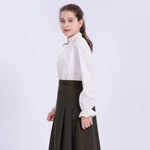 Embroidery Uniform Shirt for Girls Image