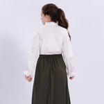 Embroidery Uniform Shirt for Girls Image