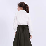 Embroidery Uniform Shirt for Girls Image