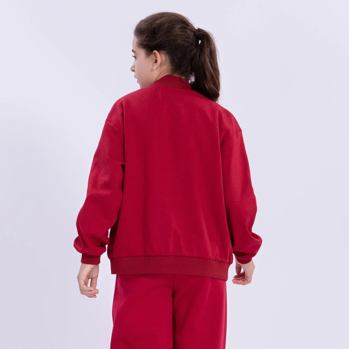 Embroidery School Sport Jacket for Girls Image
