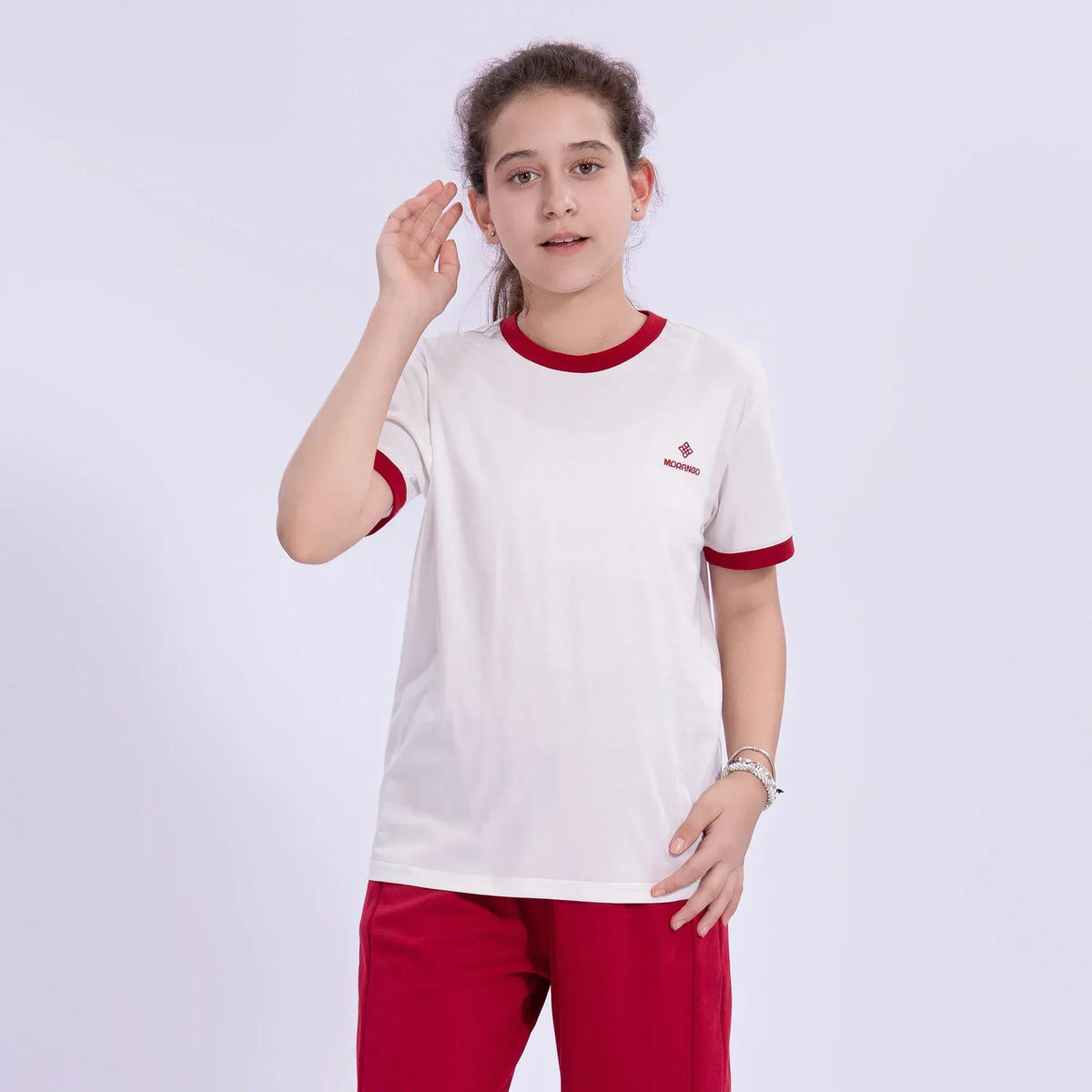 Embroidery School Sport T-Shirt for Girls Image