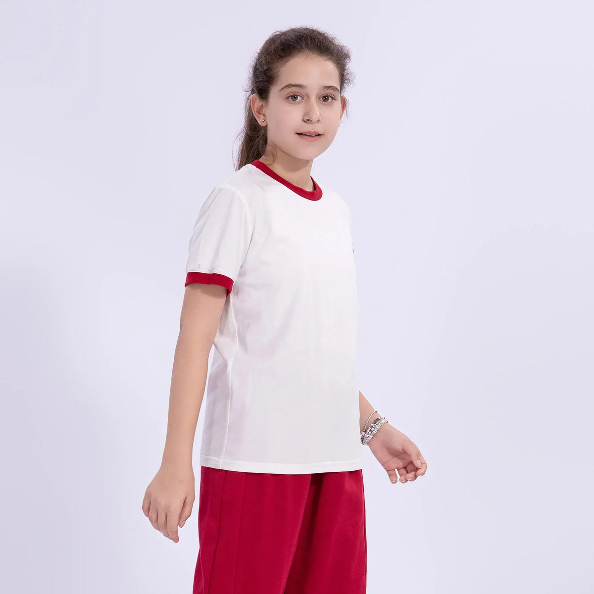 Embroidery School Sport T-Shirt for Girls Image