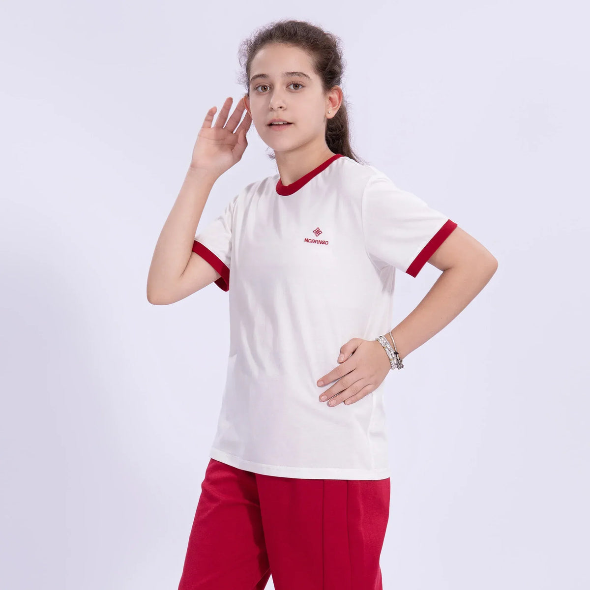 Embroidery School Sport T-Shirt for Girls Image