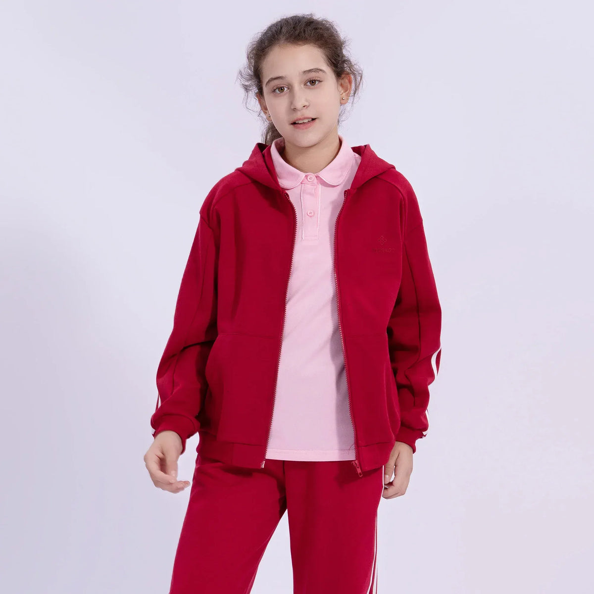 Embroidery School Sport Jacket for Girls Image
