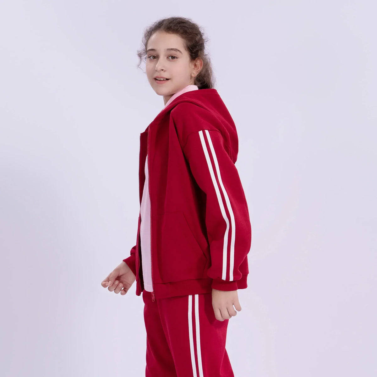 Embroidery School Sport Jacket for Girls Image