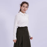 Embroidery Basic Polo Shirt for Girls Image