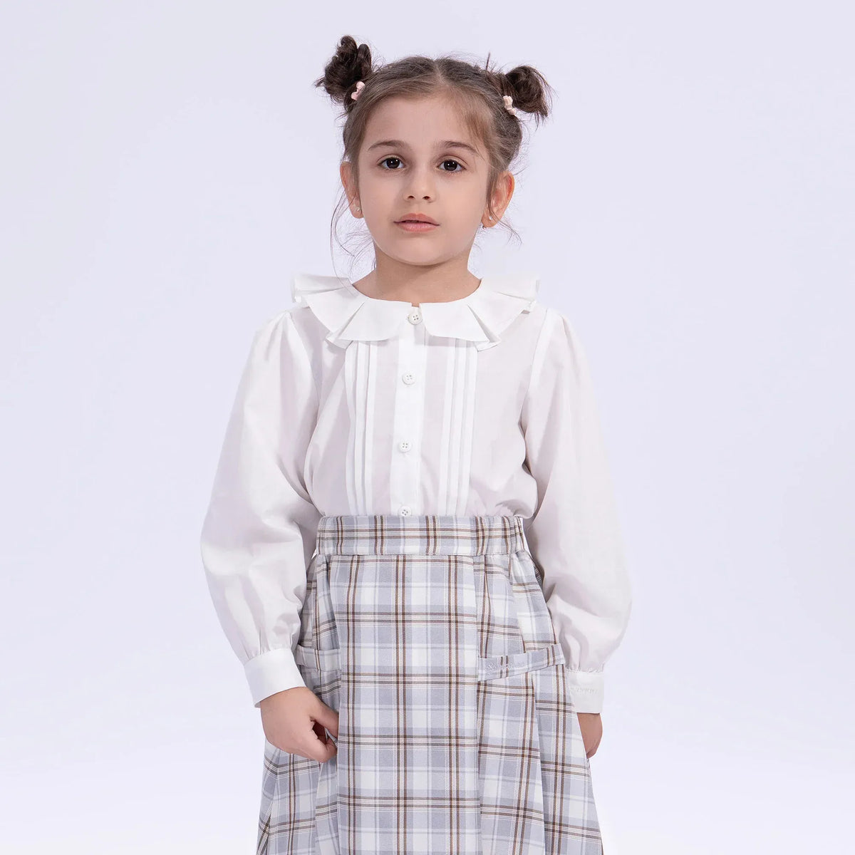 Embroidery Basic Shirt for Girls Image