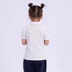Embroidery Basic Polo Shirt for Girls Image