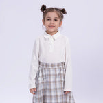 Embroidery Basic Polo Shirt for Girls Image