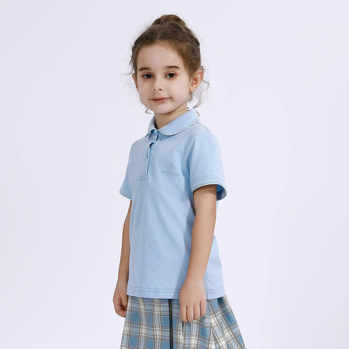 Embroidery School Sport Polo Shirt for Girls Image