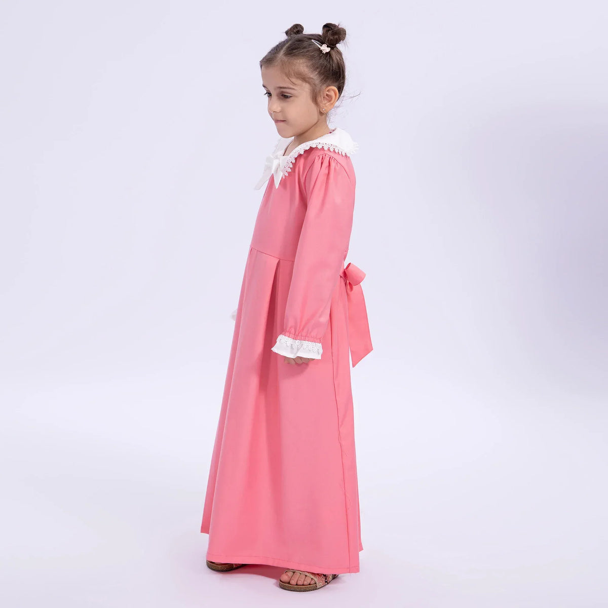 laced Uniform Dress for Girls Image