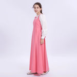 Color-Blocked Uniform Dress for Girls Image