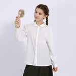 laced Uniform Shirt for Girls Image