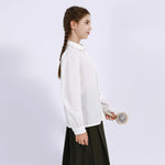 laced Uniform Shirt for Girls Image