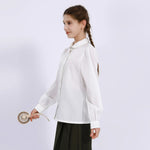 laced Uniform Shirt for Girls Image