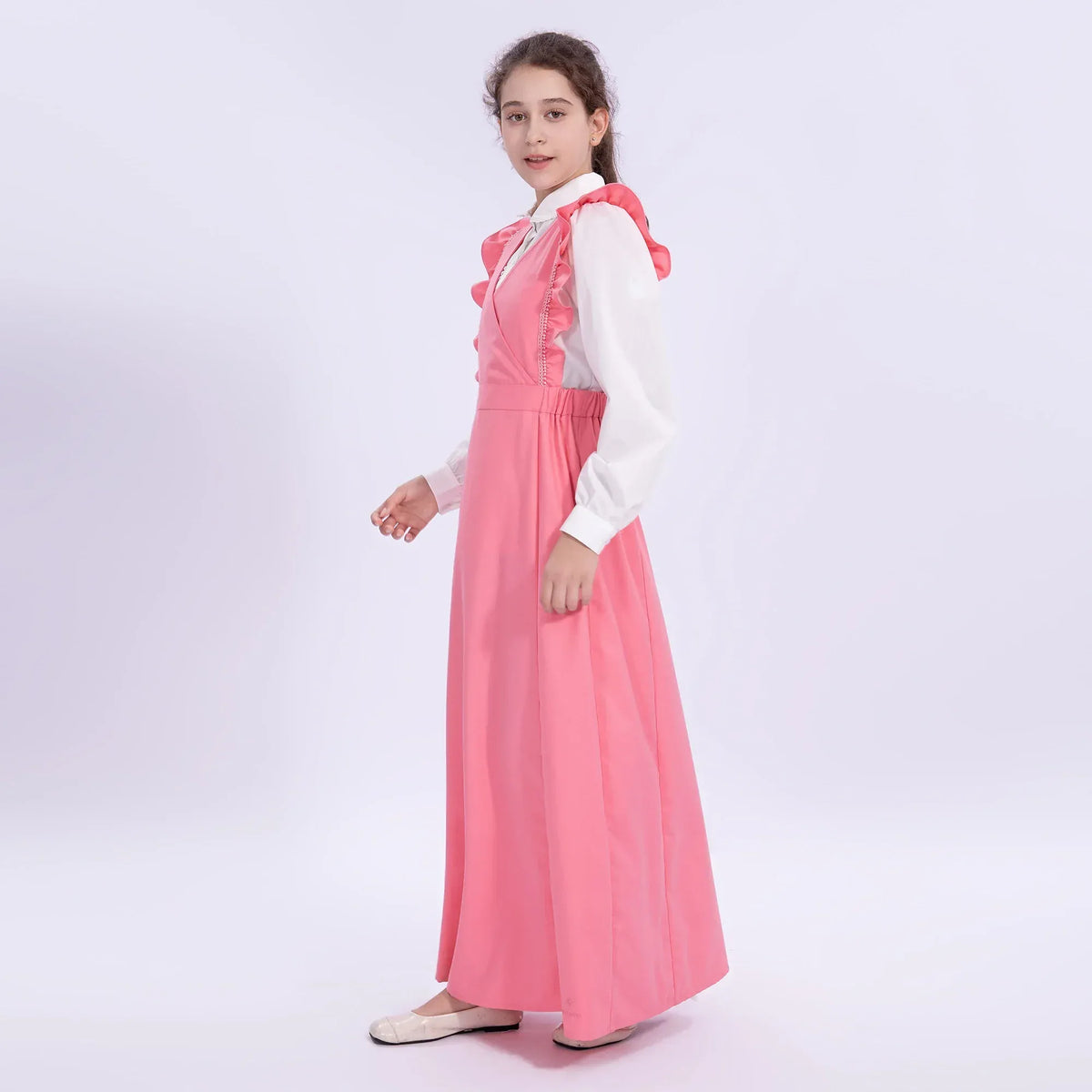 Embroidery Uniform Dress for Girls Image