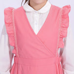 Embroidery Uniform Dress for Girls Image