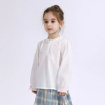 Embroidery Uniform Blouse for Girls Image