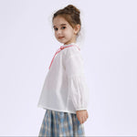 Embroidery Uniform Blouse for Girls Image