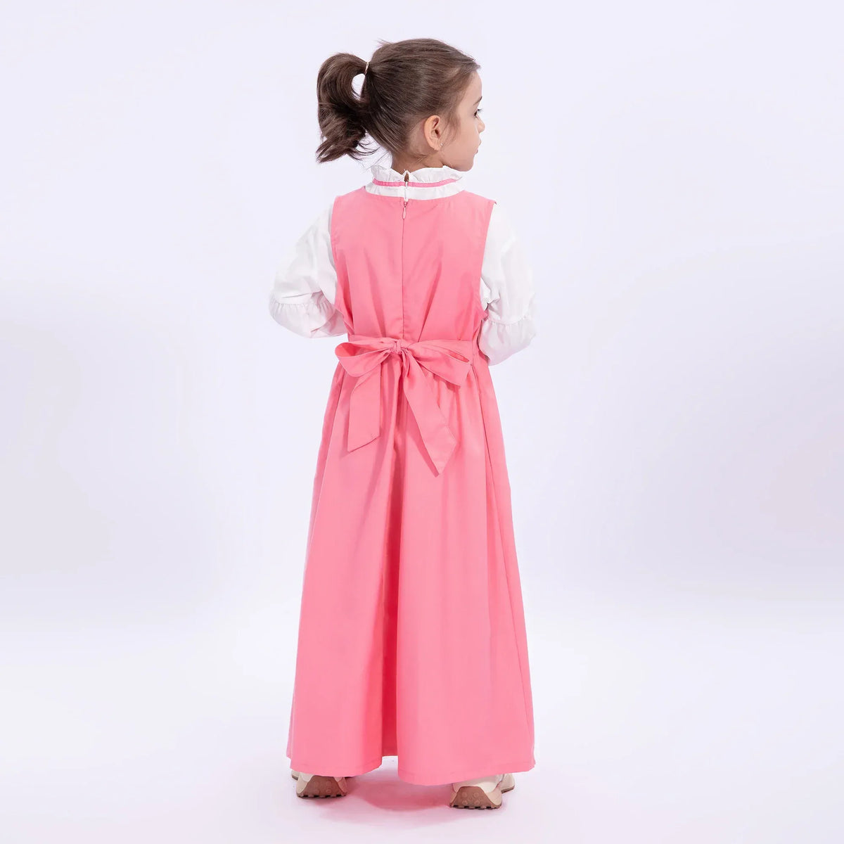 Embroidery Uniform Dress for Girls Image