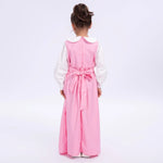 Color-Blocked Uniform Dress for Girls Image