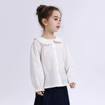 Embroidery Uniform Shirt for Girls Image