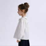 Embroidery Uniform Shirt for Girls Image