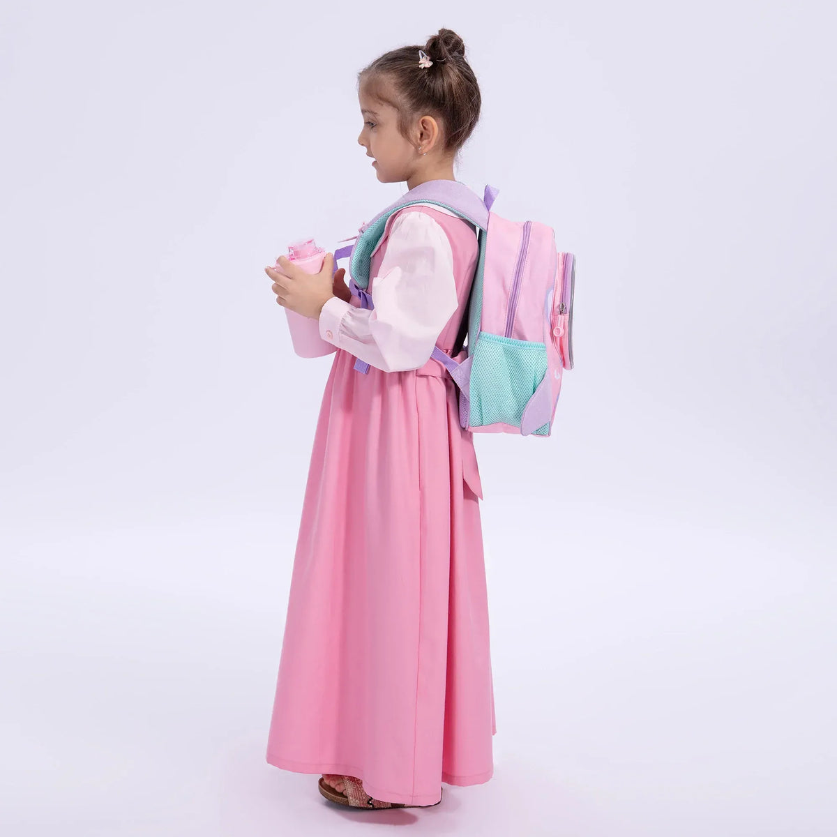 Embroidery Uniform Dress for Girls Image