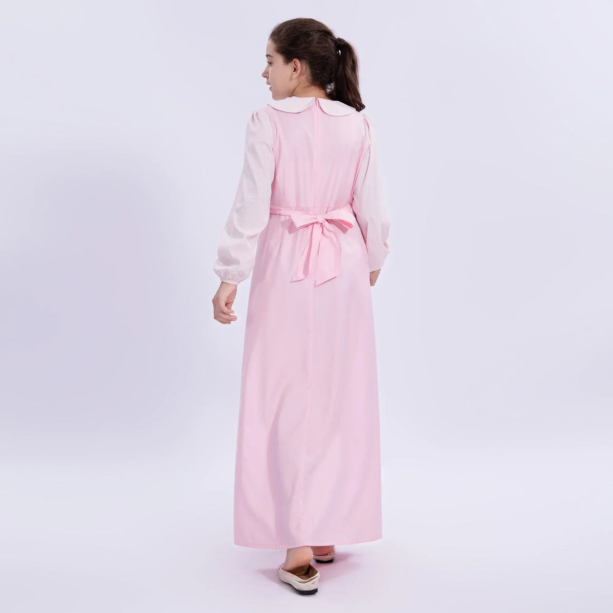 Striped Uniform Dress for Girls Image