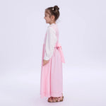 Color-Blocked Uniform Dress for Girls Image