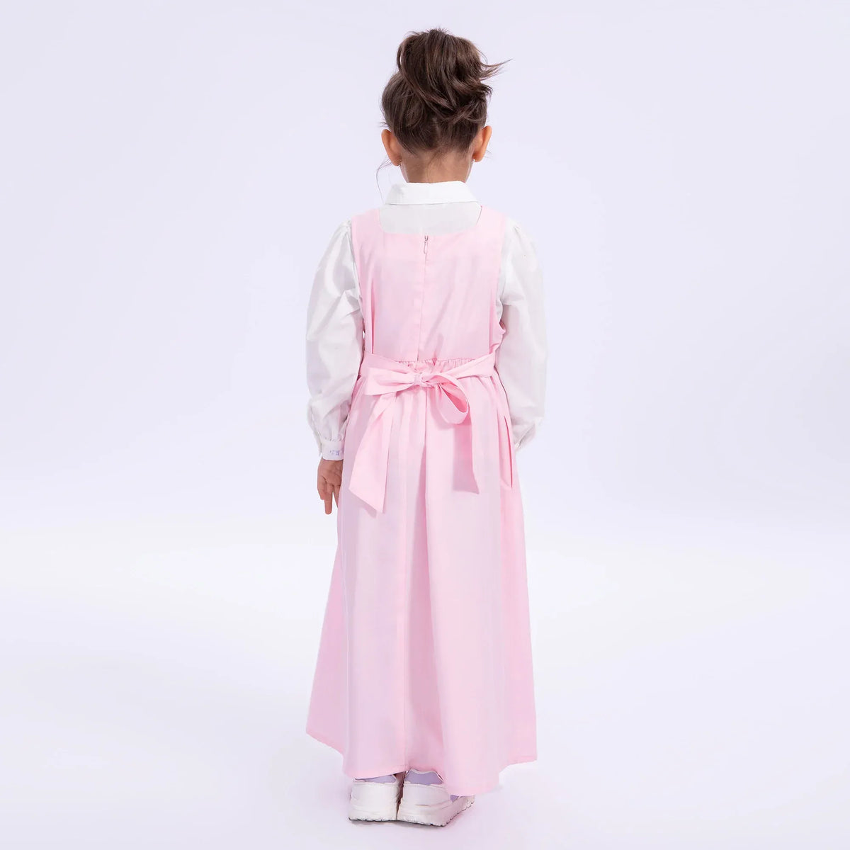 Embroidery Uniform Dress for Girls Image