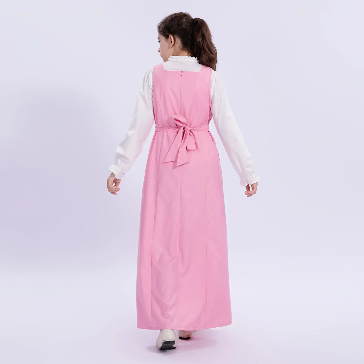 Embroidery Uniform Dress for Girls Image