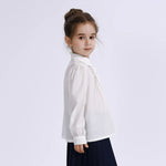 Embroidery Uniform Blouse for Girls Image