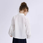 Embroidery Uniform Blouse for Girls Image