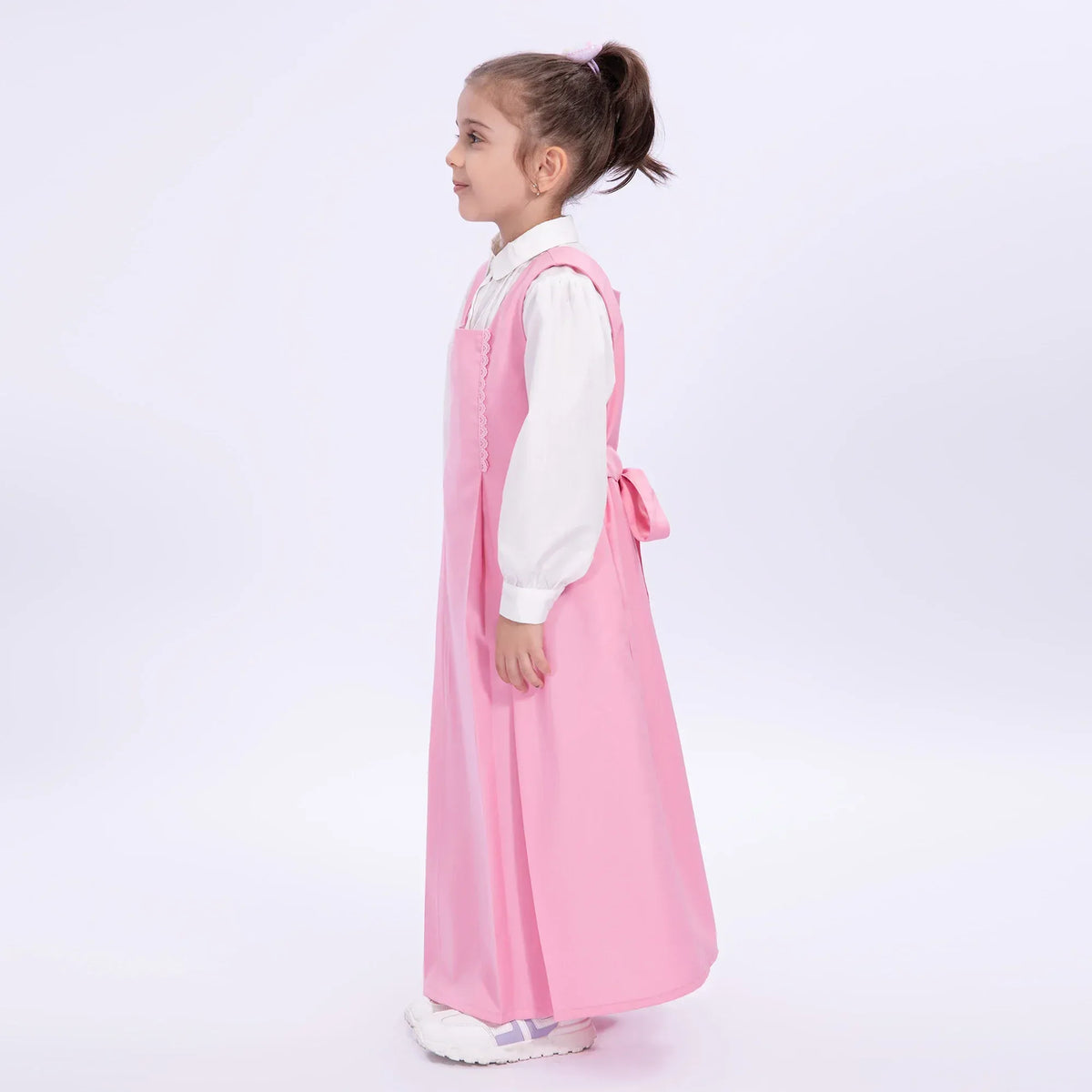 Embroidery Uniform Dress for Girls Image