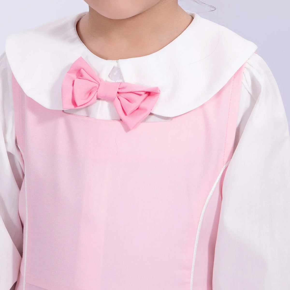 Embroidery Uniform Dress for Girls Image
