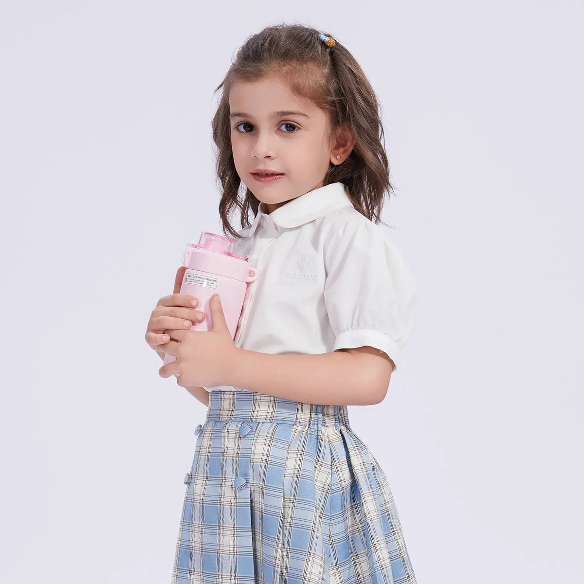 Embroidery Uniform Shirt for Girls Image