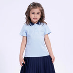 Embroidery Uniform Polo Shirt for Girls Image
