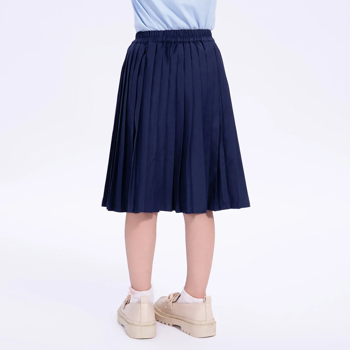Plain Uniform Skirt for Girls Image