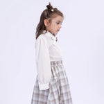 Embroidery Uniform Shirt for Girls Image