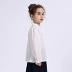 Embroidery Uniform Shirt for Girls Image