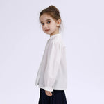 Embroidery Uniform Shirt for Girls Image