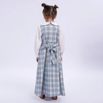 Checked Uniform Dress for Girls Image