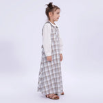 Checked Uniform Dress for Girls Image