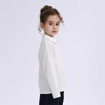 Embroidery Basic Polo Shirt for Girls Image