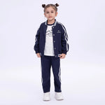 Navy Embroidery School Sport Jacket for Girls Image
