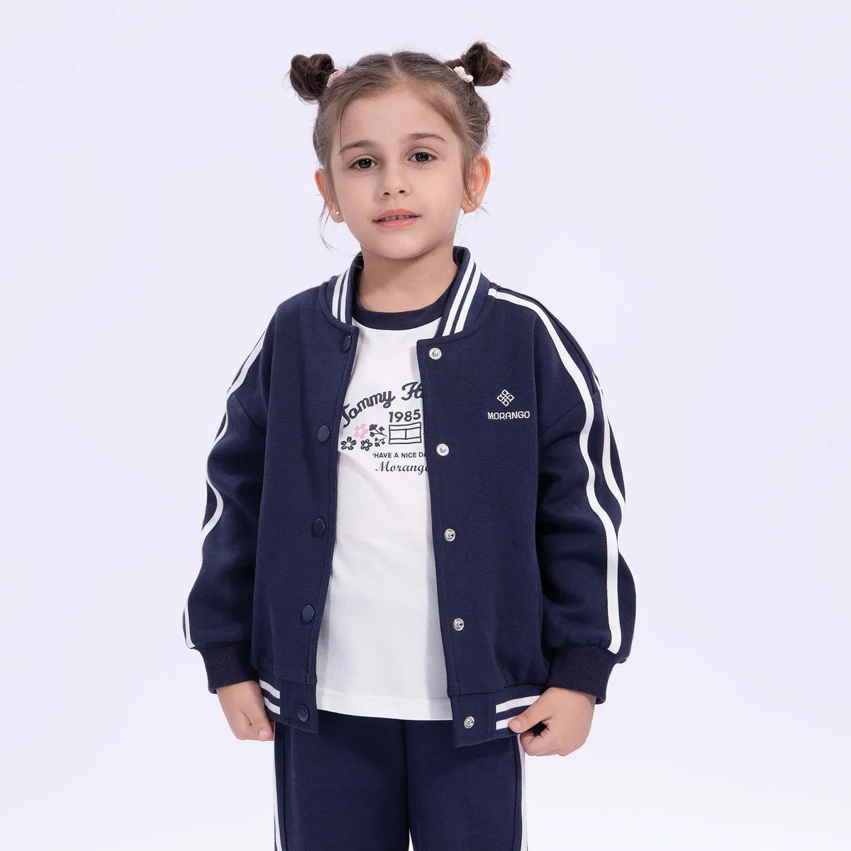 Embroidery School Sport Jacket for Girls Image
