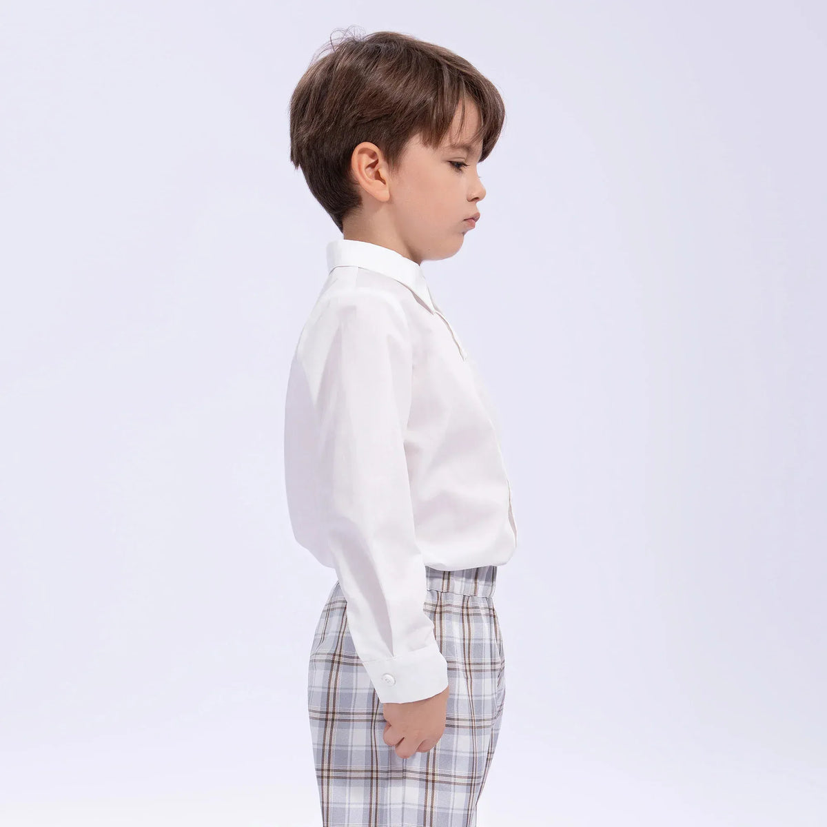 Embroidery Uniform Shirt for Boys Image