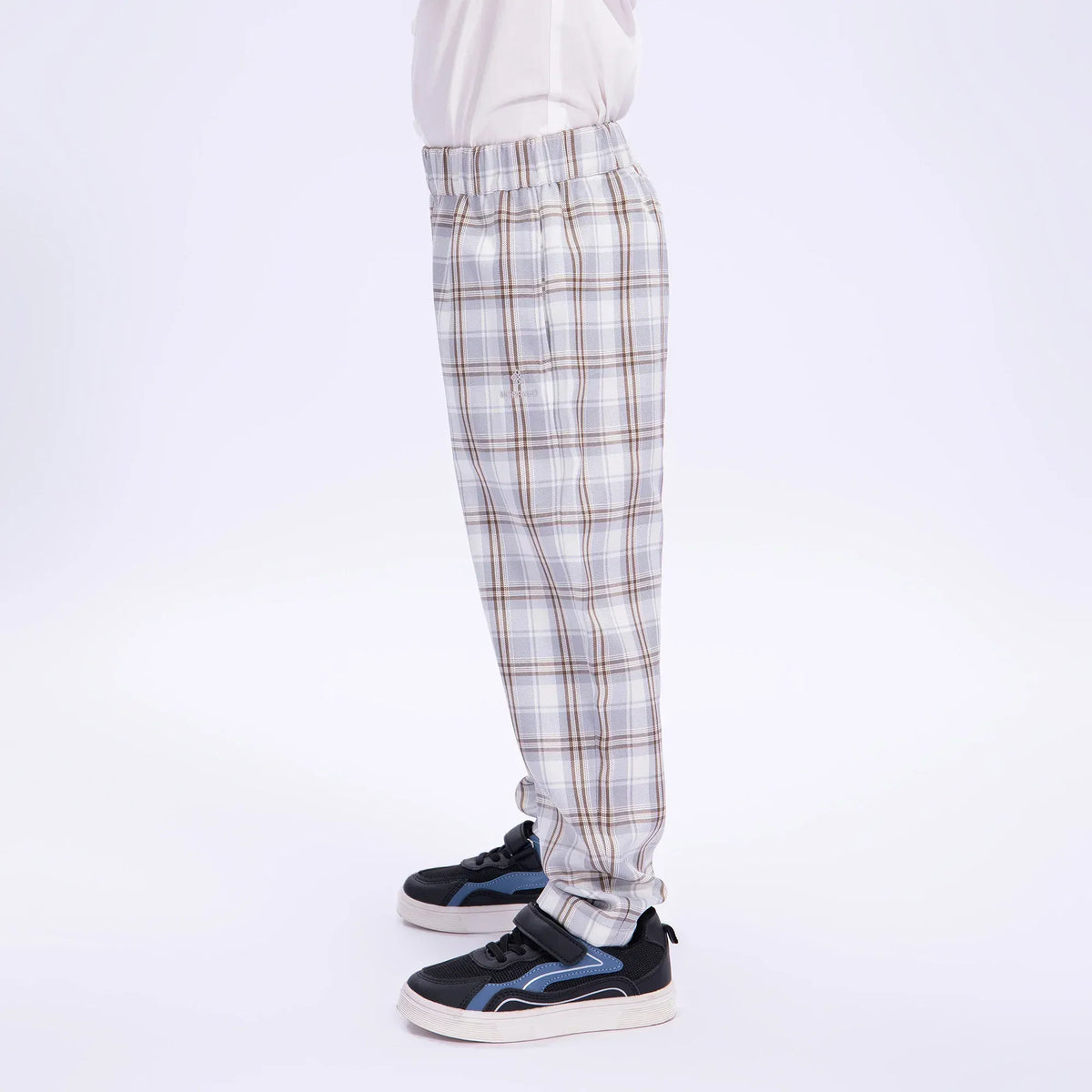 Checked Uniform Pants for Boys Image