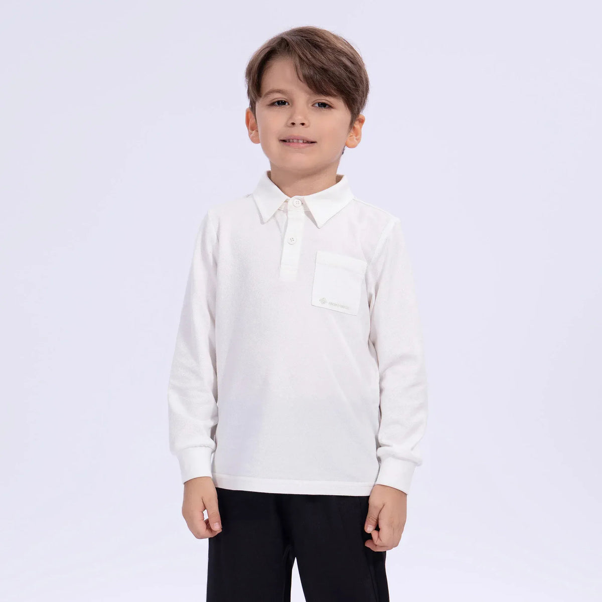 Embroidery Uniform Polo Shirt for Boys Image